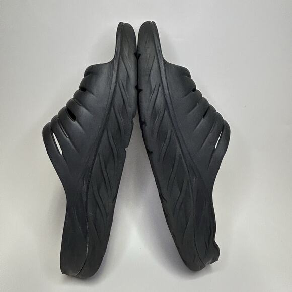 Hoka One One Ora Recovery Slide 2 Sandals Mens Size 12 Black Slip On Comfort main image 14